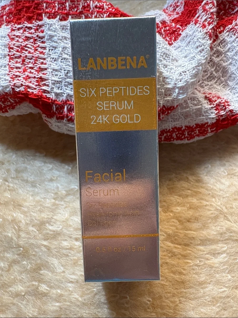 Gold Six Peptides Facial Serum - Gold
